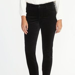 Old Navy Rockstar Skinny Midrise Velvet Pants